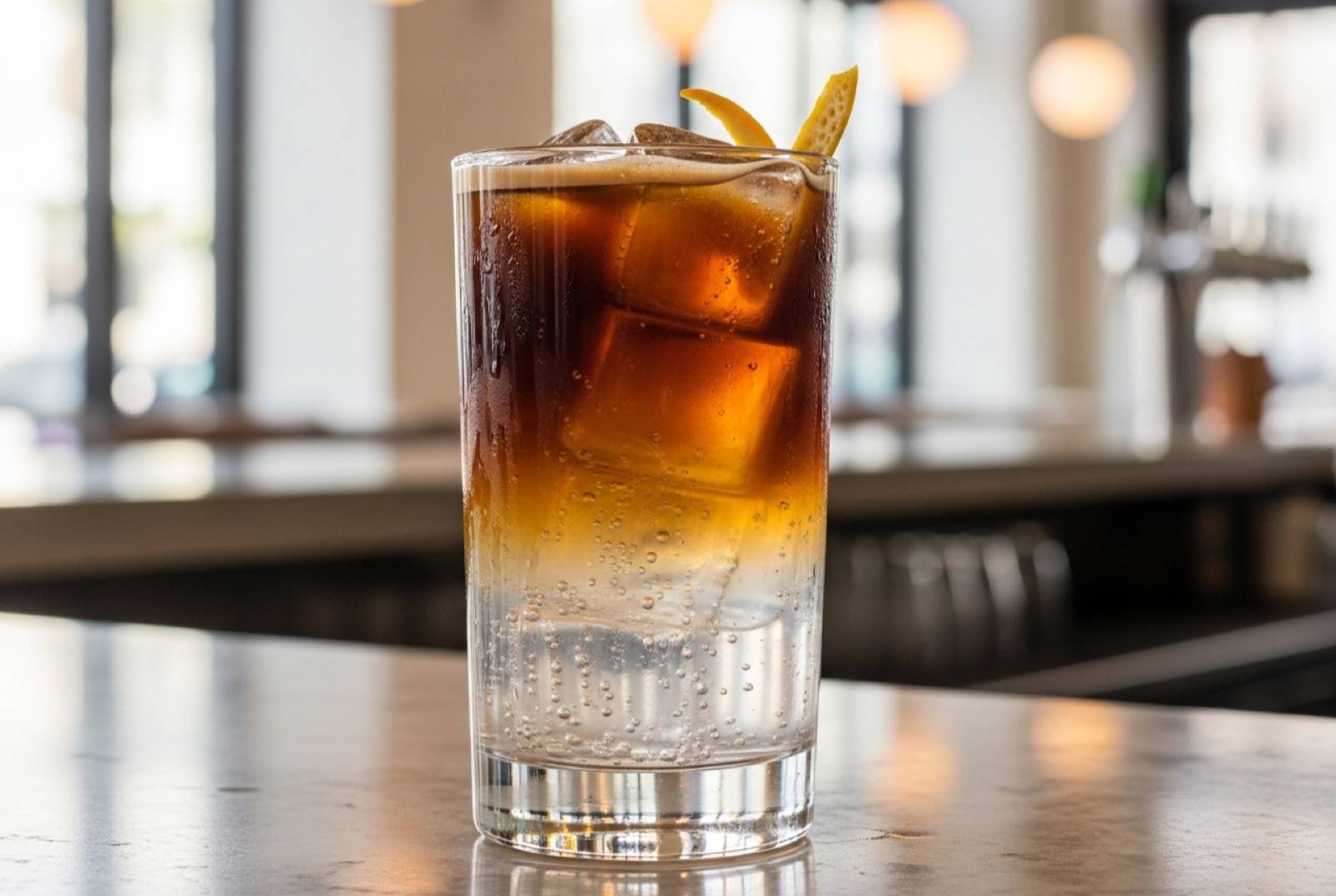 Martini Coffee concentrate served as Espresso Tonic